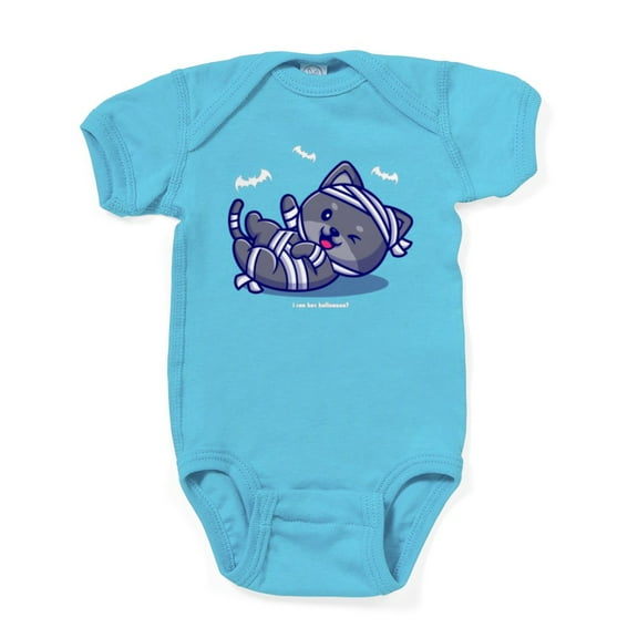 CafePress - I Can Has Halloween? White Text - Cute Infant Bodysuit Baby Romper - Size Newborn - 24 Months