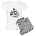 thumbnail image 1 of CafePress - I Can’T Keep Calm, I’M Getting Married Pajamas - Women's Light Pajamas, 1 of 4