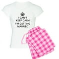 thumbnail image 1 of CafePress - I Can’T Keep Calm, I’M Getting Married Pajamas - Women's Light Pajamas, 1 of 4