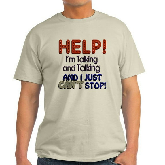 CafePress - I Can’T Stop Talking Light T Shirt - Men's Classic Graphic T-Shirt