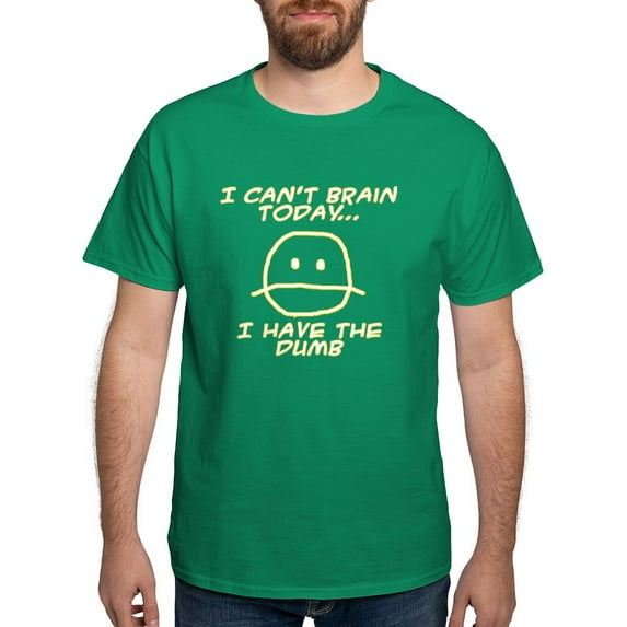 CafePress - I Can't Brain Today T Shirt - Men's Classic Graphic Cotton T-Shirt