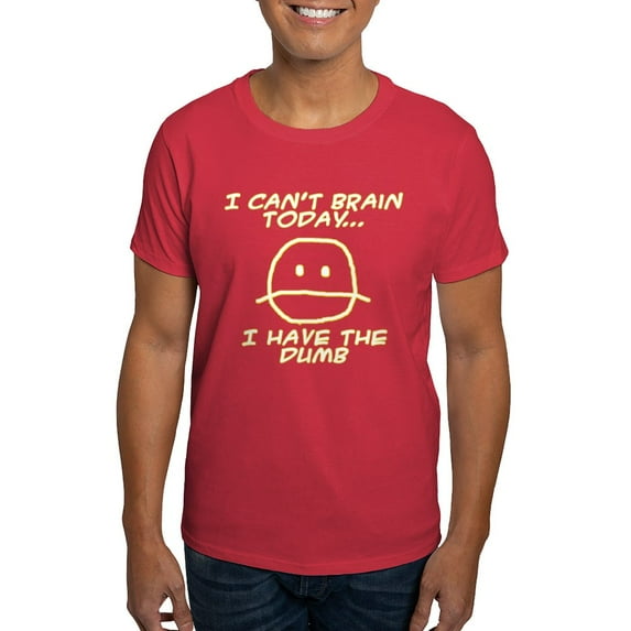 CafePress - I Can't Brain Today T Shirt - Men's Classic Graphic Cotton T-Shirt