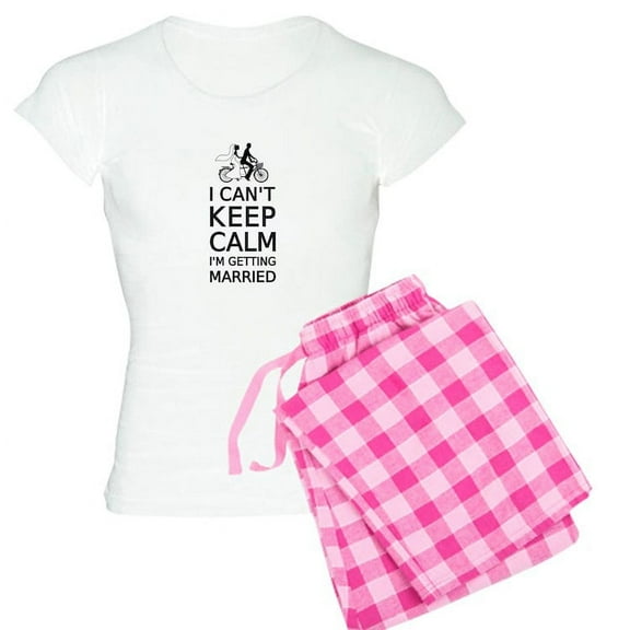 CafePress - I Can't Keep Calm, I'm Getting Married Pajamas - Women's Light Pajamas