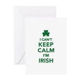 thumbnail image 1 of CafePress - I Can't Keep Calm I'm Irish - Greeting Card, Blank Inside Matte, 1 of 3