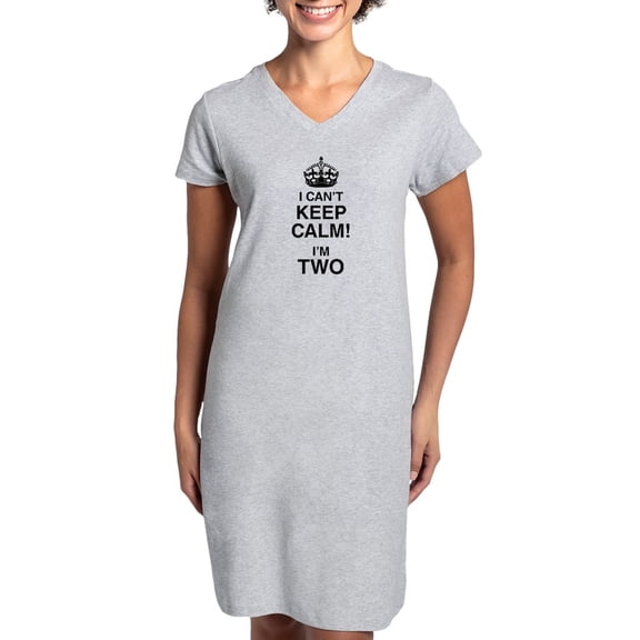 CafePress - I Can't Keep Calm I'm Two - Women's Nightshirt