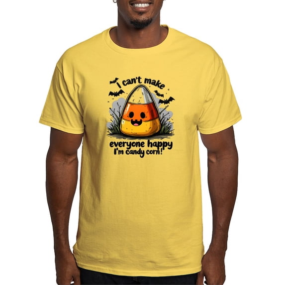 CafePress - I Can't Make Everyone Happy I'm Candy Corn Men's Value T Shirt - Men's Classic Graphic T-Shirt