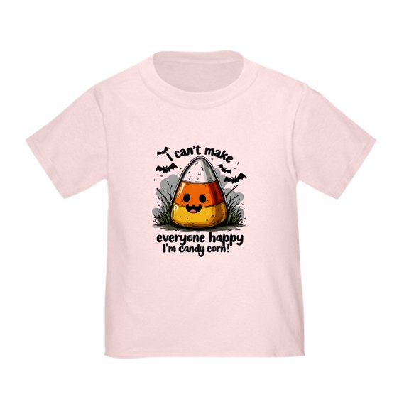 CafePress - I Can't Make Everyone Happy I'm Candy Corn Toddler T Shirt - Cute Toddler T-Shirt, 100% Cotton