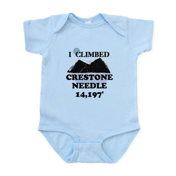 CafePress - I Climbed CRESTONE NEEDLE T S Infant Bodysuit - Baby Light Bodysuit, Size Newborn - 24 Months