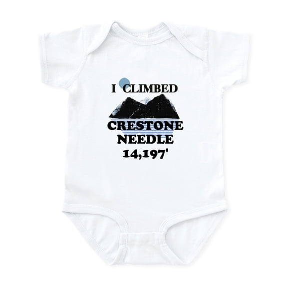 CafePress - I Climbed CRESTONE NEEDLE T S Infant Bodysuit - Baby Light Bodysuit, Size Newborn - 24 Months
