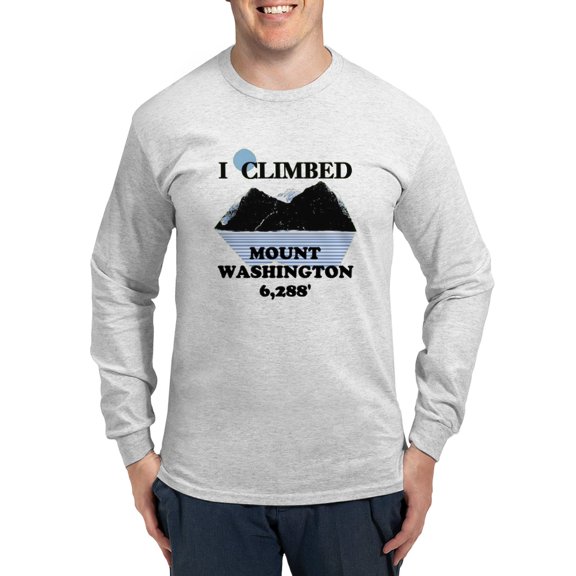CafePress - I Climbed Mount Washington Long Sleeve T Shirt - Unisex Cotton Long Sleeve T-Shirt
