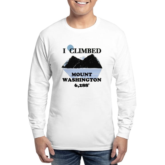 CafePress - I Climbed Mount Washington Long Sleeve T Shirt - Unisex Cotton Long Sleeve T-Shirt