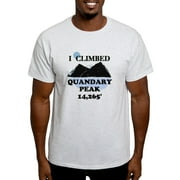 CafePress - I Climbed QUANDARY PEAK Light T Shirt - Light T-Shirt - CP