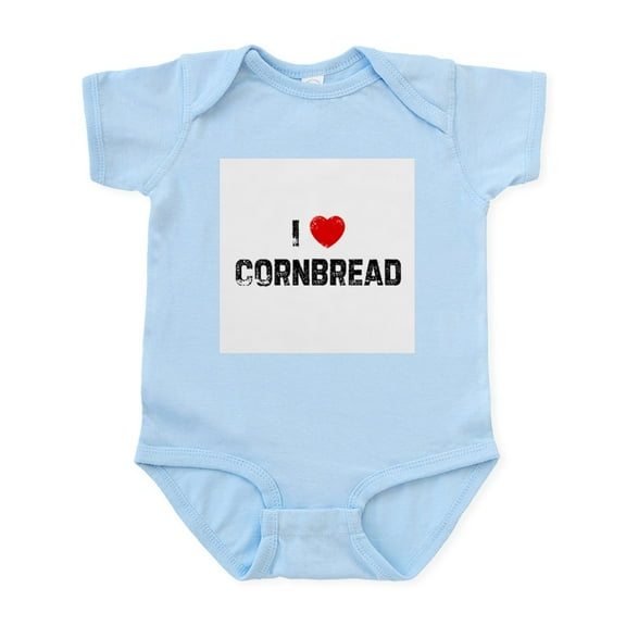 CafePress - I * Cornbread Infant Bodysuit - Baby Light Bodysuit, Size Newborn - 24 Months