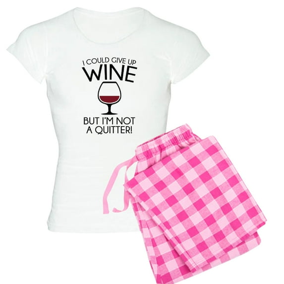 CafePress - I Could Give Up Wine - Women's Light Pajamas