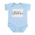 thumbnail image 1 of CafePress - I Didnt Do It, My Brother Did It Infant Bodysuit - Baby Light Bodysuit, Size Newborn - 24 Months, 1 of 4