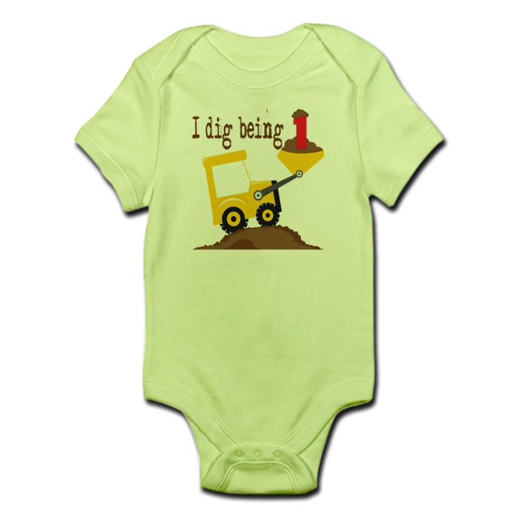 CafePress - I Dig Being 1 Body Suit - Baby Light Bodysuit
