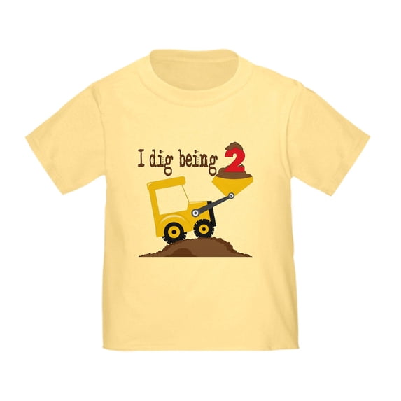 CafePress - I Dig Being 2 T Shirt - Cute Toddler T-Shirt, 100% Cotton