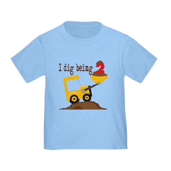 CafePress - I Dig Being 2 T Shirt - Cute Toddler T-Shirt, 100% Cotton