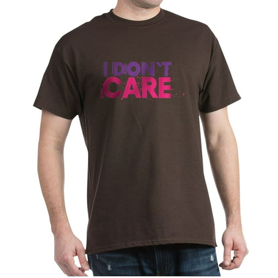 CafePress - I Don't Care Men's Value T Shirt - 100% Cotton T-Shirt