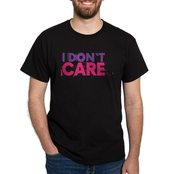 CafePress - I Don't Care Men's Value T Shirt - Men's Classic Graphic Cotton T-Shirt