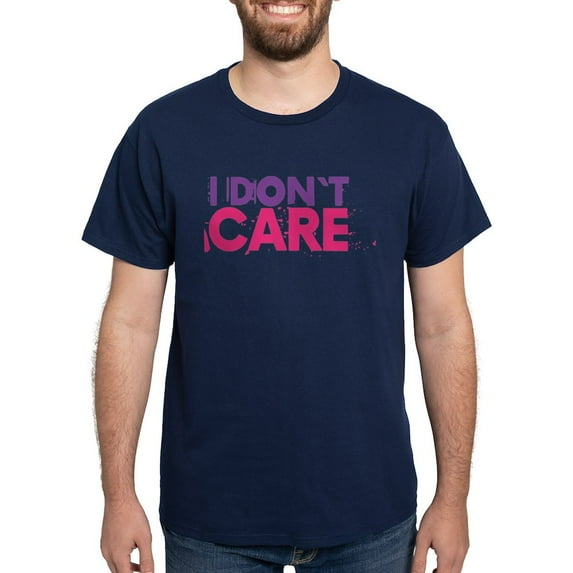 CafePress - I Don't Care Men's Value T Shirt - Men's Classic Graphic Cotton T-Shirt