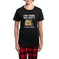 thumbnail image 1 of CafePress - I Don't Wanna Taco 'Bout It Women's Dark Pajamas - Women's Short Sleeve Print T-Shirt and Pants Dark Cotton Pajama Set, 1 of 7