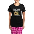 thumbnail image 1 of CafePress - I Don't Wanna Taco 'Bout It Women's Dark Pajamas - Women's Short Sleeve Print T-Shirt and Pants Dark Cotton Pajama Set, 1 of 7