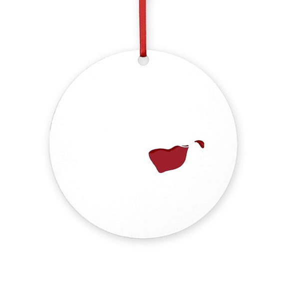 CafePress - I Dont Spit,,,Wht - Round Wood Ornament 4"