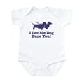 thumbnail image 1 of CafePress - I Double Dog Dare You, Dachshund Infant Creeper - Baby Light Bodysuit, Size Newborn - 24 Months, 1 of 4