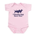 thumbnail image 1 of CafePress - I Double Dog Dare You, Dachshund Infant Creeper - Baby Light Bodysuit, Size Newborn - 24 Months, 1 of 4