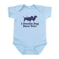 thumbnail image 1 of CafePress - I Double Dog Dare You, Dachshund Infant Creeper - Baby Light Bodysuit, Size Newborn - 24 Months, 1 of 4
