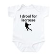 thumbnail image 1 of CafePress - I Drool For Lacrosse Body Suit - Baby Light Bodysuit, Size Newborn - 24 Months, 1 of 4
