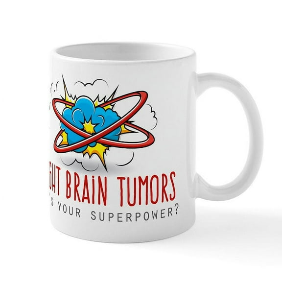 CafePress - I Fight Brain Tumors Mugs - 11 oz Ceramic Mug - Novelty Coffee Tea Cup
