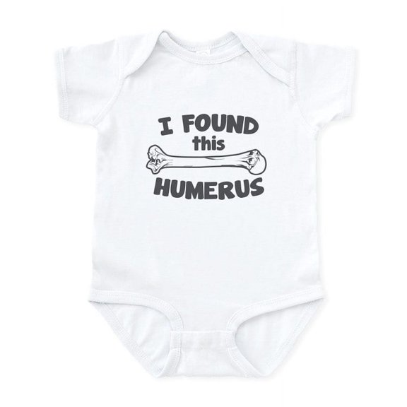 CafePress - I Found This Humerus Infant Bodysuit - Baby Light Bodysuit, Size Newborn - 24 Months