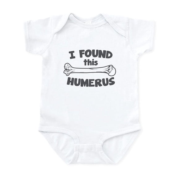 CafePress - I Found This Humerus Infant Bodysuit - Baby Light Bodysuit, Size Newborn - 24 Months