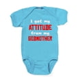 thumbnail image 1 of CafePress - I Get My Attitude From My Godmother - Cute Infant Bodysuit Baby Romper - Size Newborn - 24 Months, 1 of 3