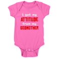 thumbnail image 1 of CafePress - I Get My Attitude From My Godmother - Cute Infant Bodysuit Baby Romper, 1 of 1