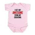 thumbnail image 1 of CafePress - I Get My Awesome From My Grandma Body Suit - Baby Light Bodysuit, Size Newborn - 24 Months, 1 of 4