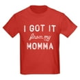 thumbnail image 1 of CafePress - I Got It From My Momma Kids Dark T Shirt - Dark T-Shirt Kids XS-XL, 1 of 4