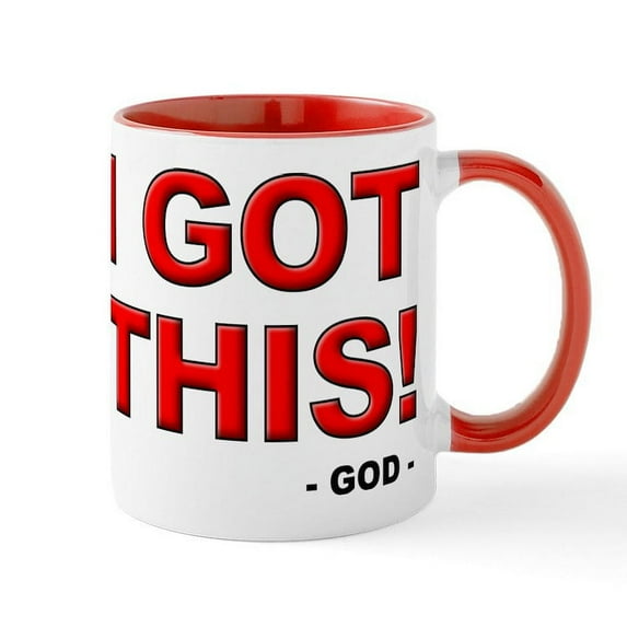 CafePress - I Got This Signed God Christian Mugs - 11 oz Ceramic Mug - Novelty Coffee Tea Cup
