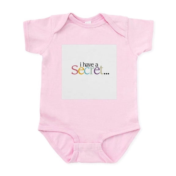 CafePress - I HAVE A SECRET Big Sister Infant Bodysuit - Baby Light Bodysuit, Size Newborn - 24 Months