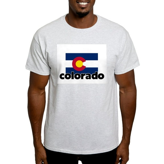 CafePress - I HEART COLORADO FLAG T Shirt - Light T-Shirt - CP