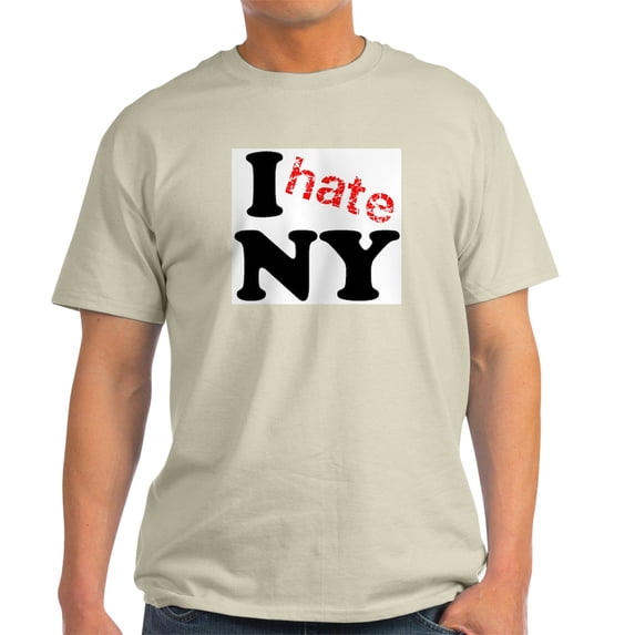 CafePress - I Hate NY Light T Shirt - Men's Classic Graphic T-Shirt