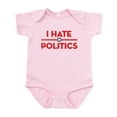 thumbnail image 1 of CafePress - I Hate Politics Infant Bodysuit - Baby Light Bodysuit, Size Newborn - 24 Months, 1 of 4
