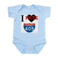 thumbnail image 1 of CafePress - I Hate The I405 Infant Bodysuit - Baby Light Bodysuit, Size Newborn - 24 Months, 1 of 4