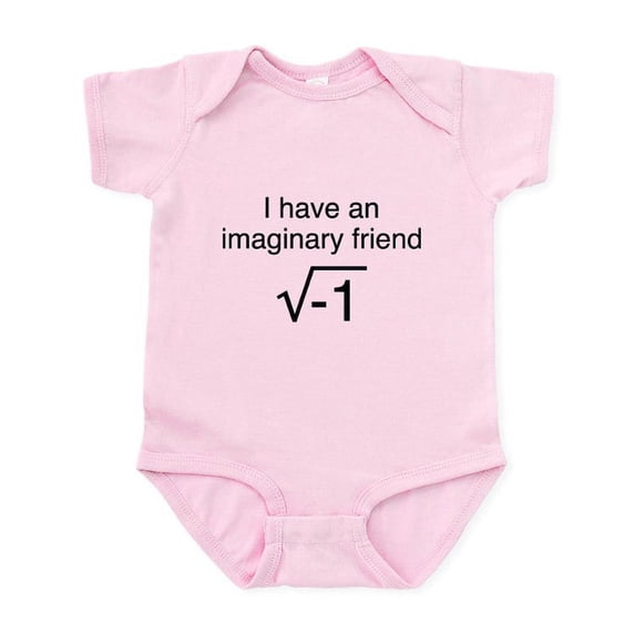 CafePress - I Have An Imaginary Friend Infant Bodysuit - Baby Light Bodysuit, Size Newborn - 24 Months