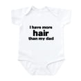 thumbnail image 1 of CafePress - I Have More Hair Than My Dad Infant Bodysuit - Baby Light Bodysuit, Size Newborn - 24 Months, 1 of 4