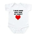 thumbnail image 1 of CafePress - I Have More Hair Than My Daddy! Body Suit - Baby Light Bodysuit, Size Newborn - 24 Months, 1 of 4