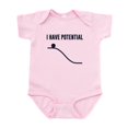 thumbnail image 1 of CafePress - I Have Potential Energy Body Suit - Baby Light Bodysuit, Size Newborn - 24 Months, 1 of 4