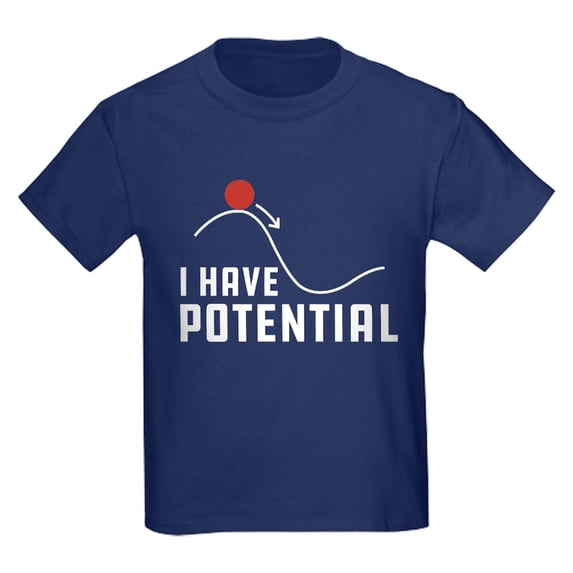 CafePress - I Have Potential Kids Dark T Shirt - Dark T-Shirt Kids XS-XL